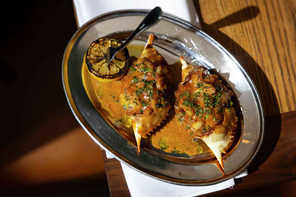 Deviled crabs at Credence