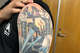 Local 342 welding training coordinator Josh Galanda shows his sleeve tattoo inspired by the union.