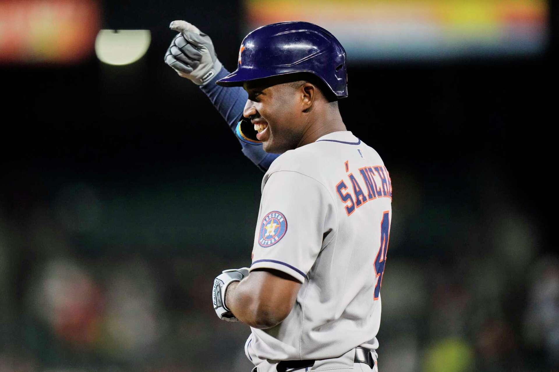 Astros' Jesús Sánchez breaks out of slump in emphatic fashion