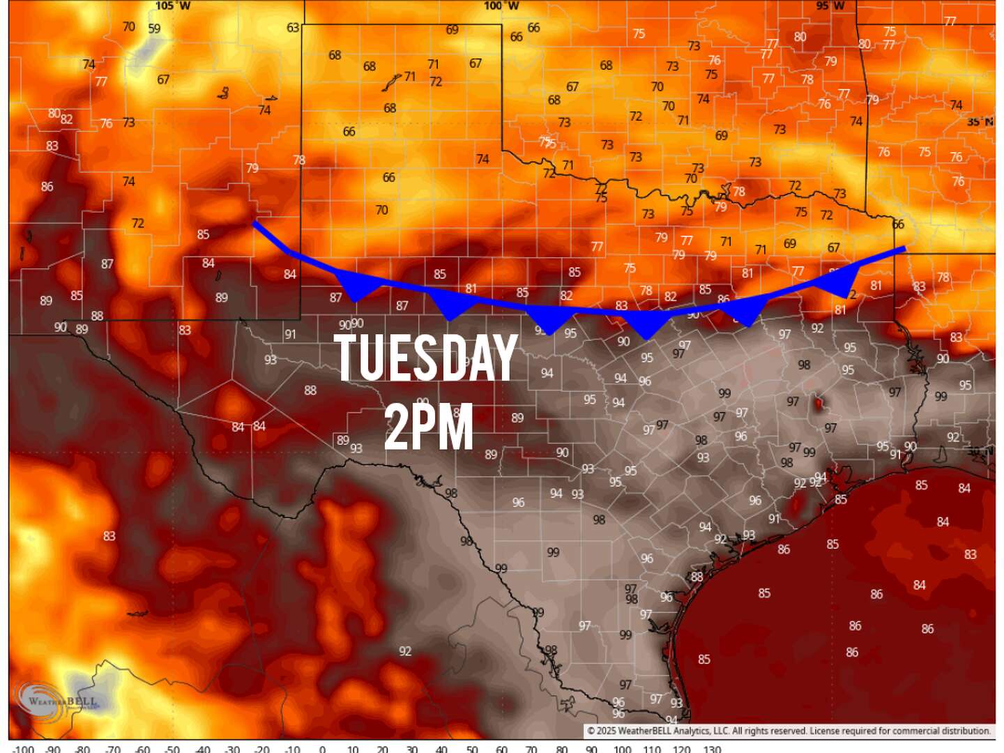 A cold front aims for Texas this week. Here’s when it arrives.