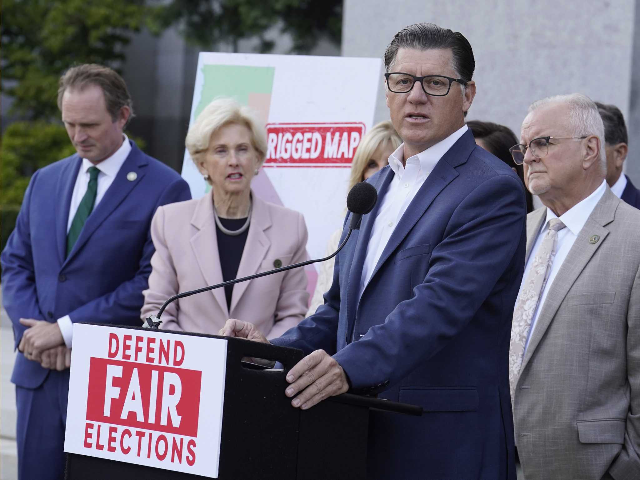 Republicans file second California redistricting challenge as Trump teases his own suit