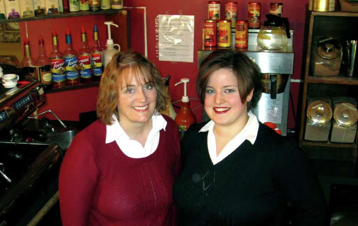 SPECTRUM/Bank Street Coffee House on Bank Street in New Milford has changed ownership to Beverly Monthie, left, and her daughter, Kristin Monthie, November 2010.