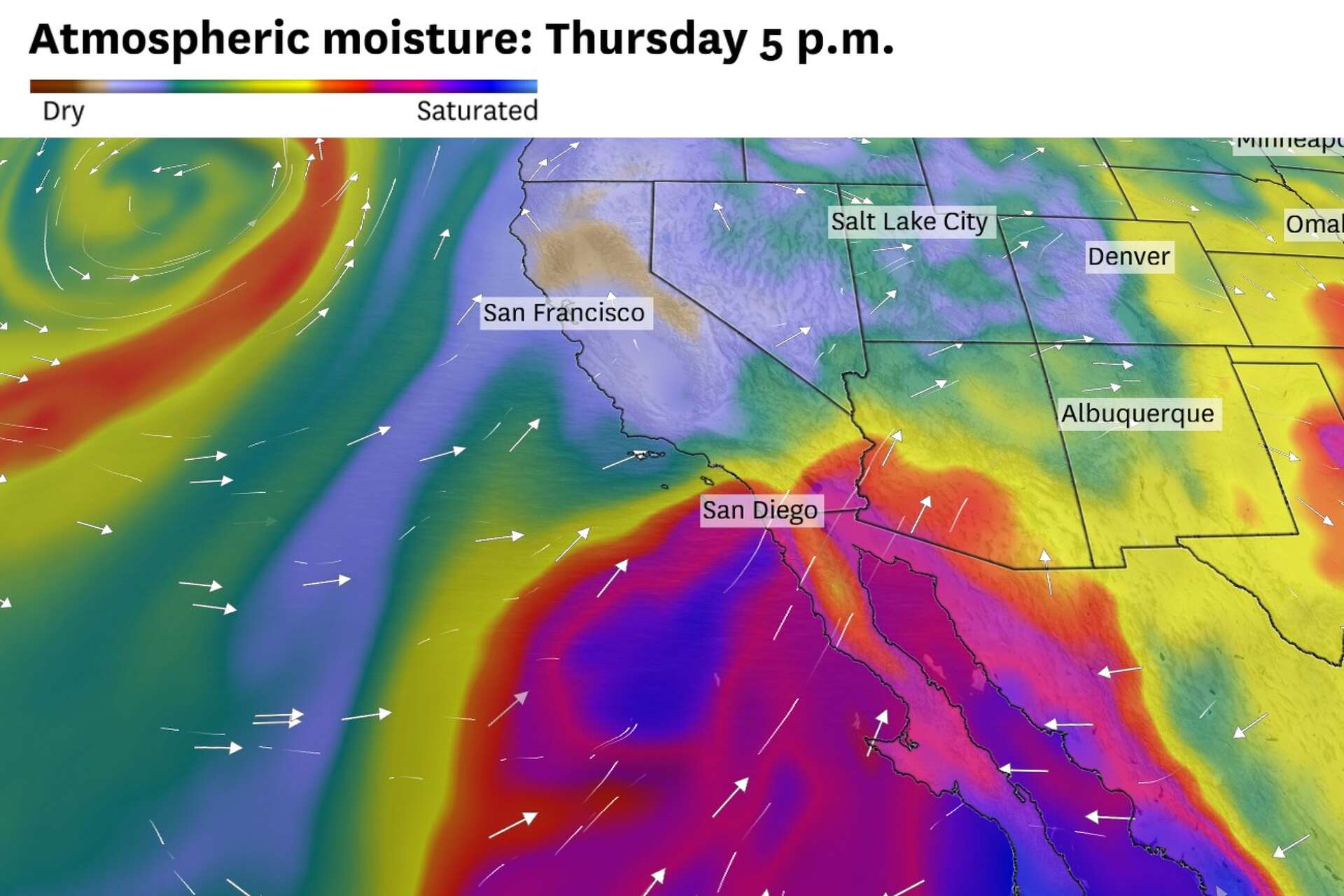 Tropical storm brings rain, dry lightning risk to parts of California