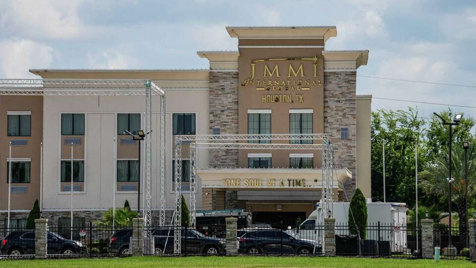 FBI conducting a raid on a property owned by Joshua Media Ministries International (JMMI), a ministry organization run by David E. Taylor, are photographed on Wednesday, Aug. 27, 2025 in Houston.