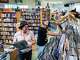 Paul Benson sorts records as the new Waterloo Records location on North Lamar Boulevard prepares to open, Aug. 27, 2025.
