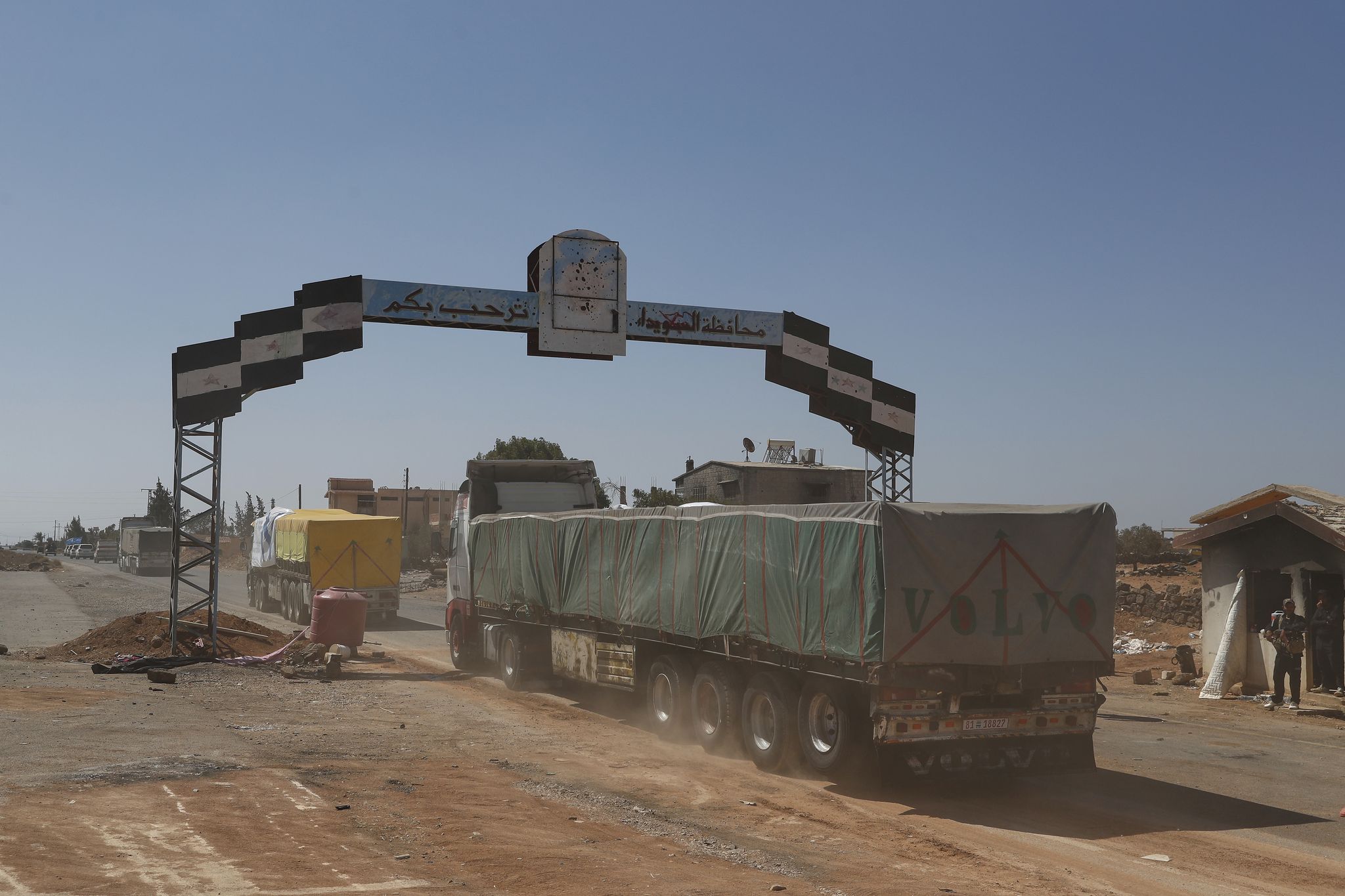 Main highway from Damascus to Sweida reopens to aid convoys weeks after Syria violence