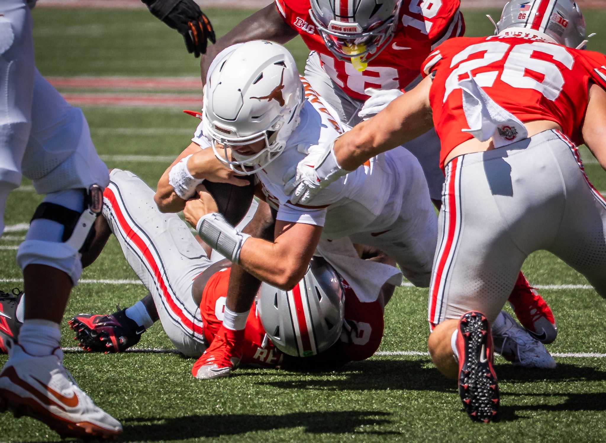 Arch Manning's chance, Ohio State's toughness, the SEC's move on LSU and more | Bohls' 9 Things