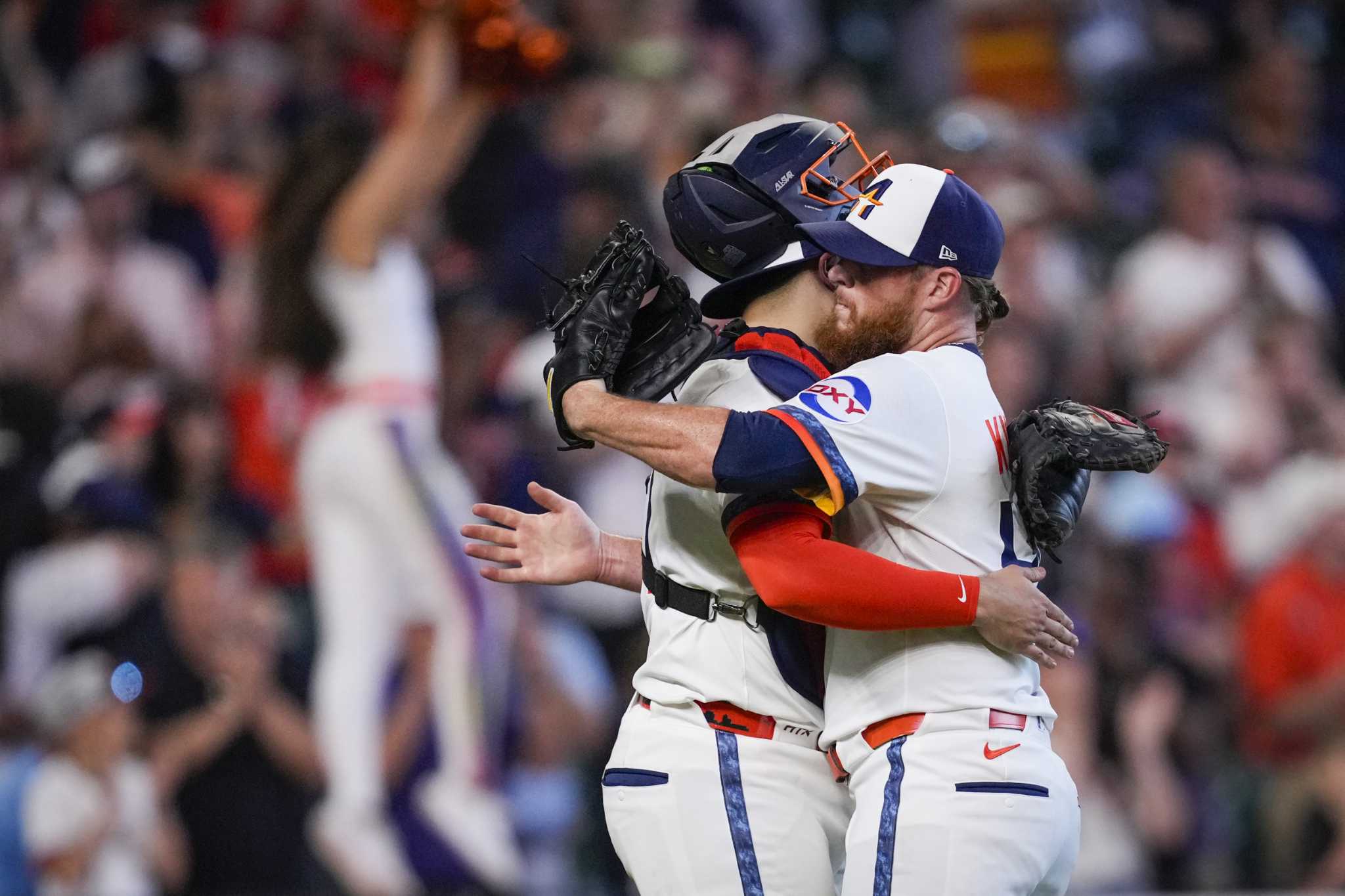 Houston Astros back Luis Garcia's return with plenty of offense