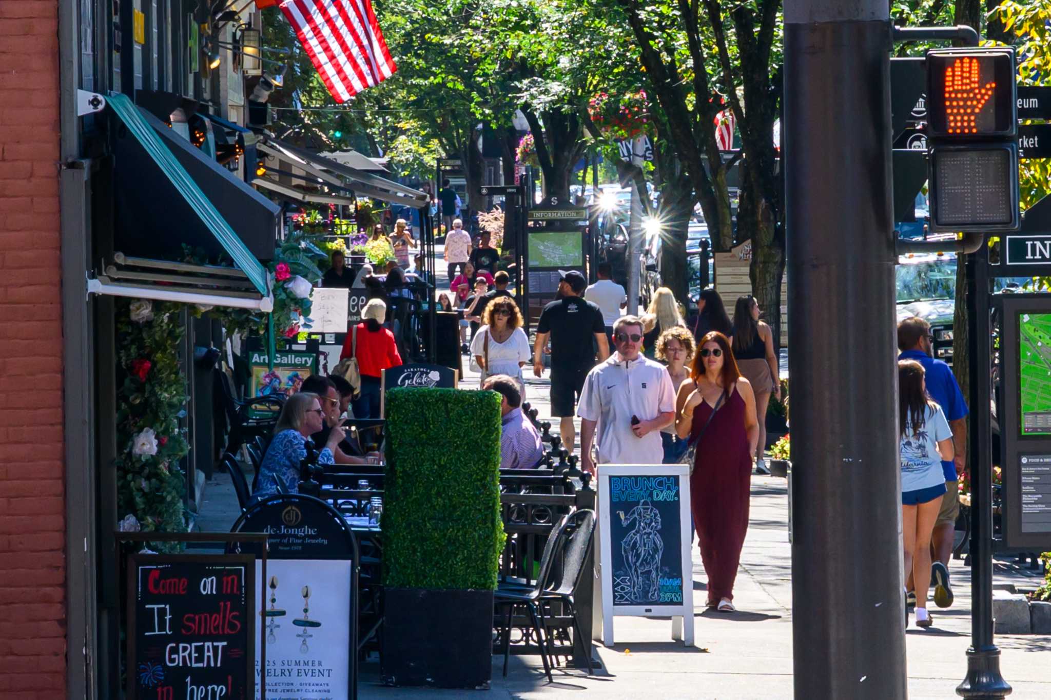 Summer business boomed this year in downtown Saratoga Springs