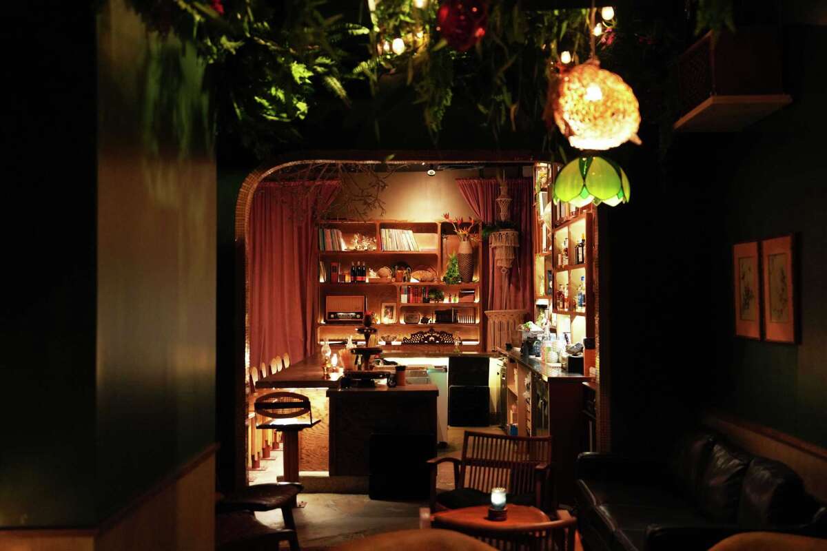 The Road to Nowhere pays homage to tikis and tropical classics with its drink menu.