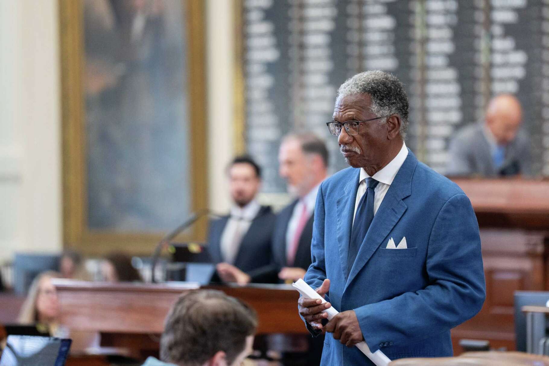 Rep. Harold Dutton, D-Houston, is seen in the House Chamber at the Capitol in Austin, Tuesday, Sept. 2, 2025.