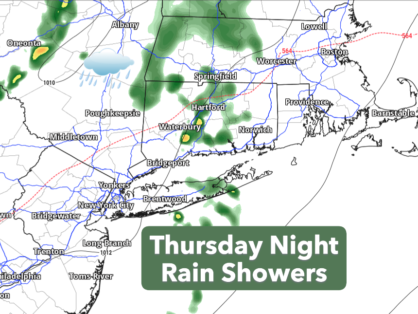 Sunshine holds Thursday in CT before weekend showers arrive