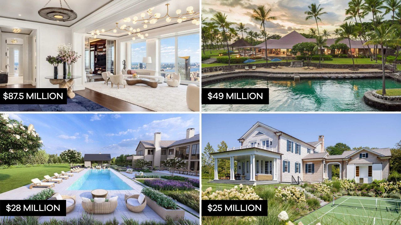 The Most Expensive Homes for Sale This Week: September 3, 2025