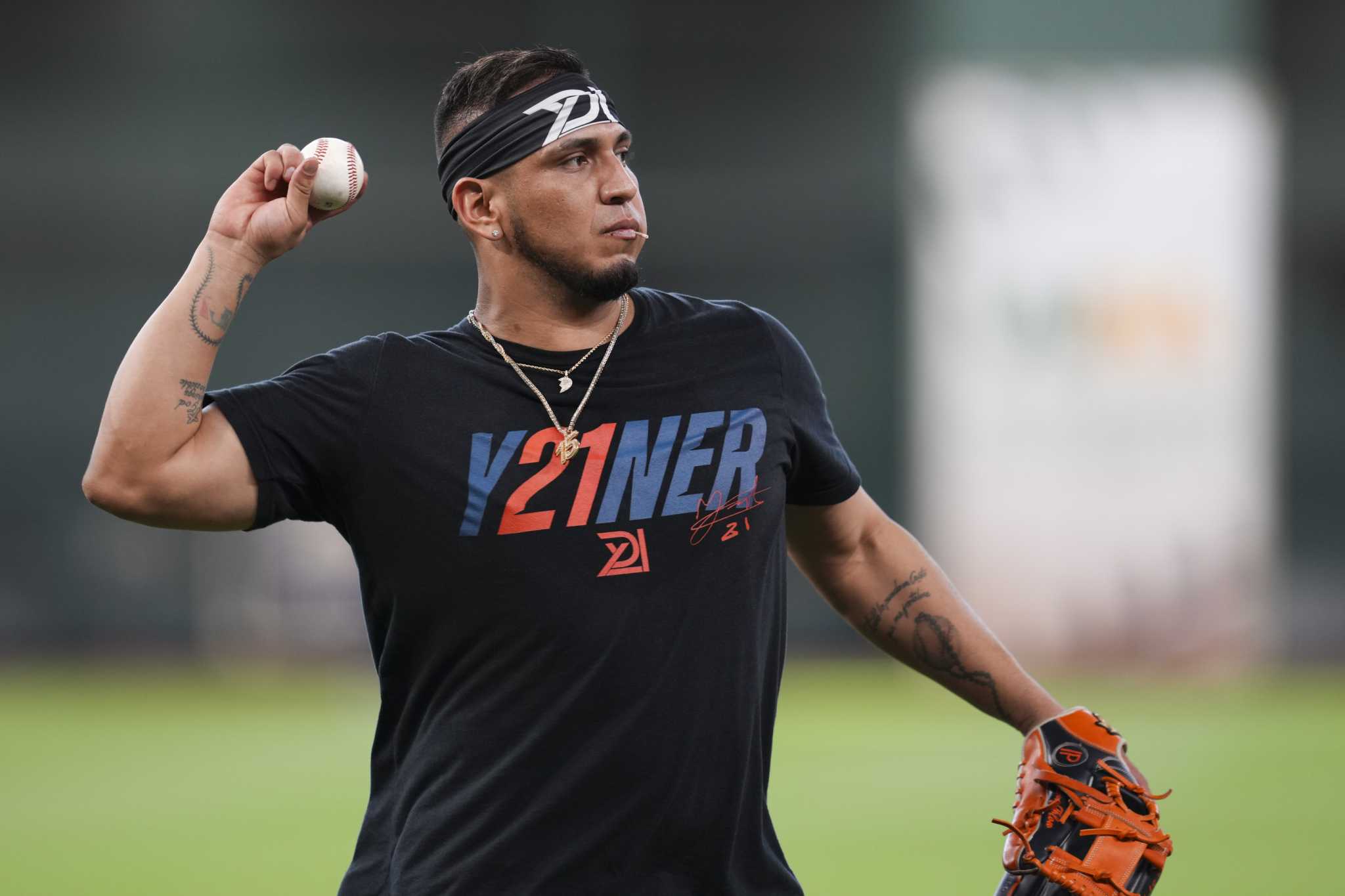 Houston Astros' third baseman Isaac Paredes has a 'good day'