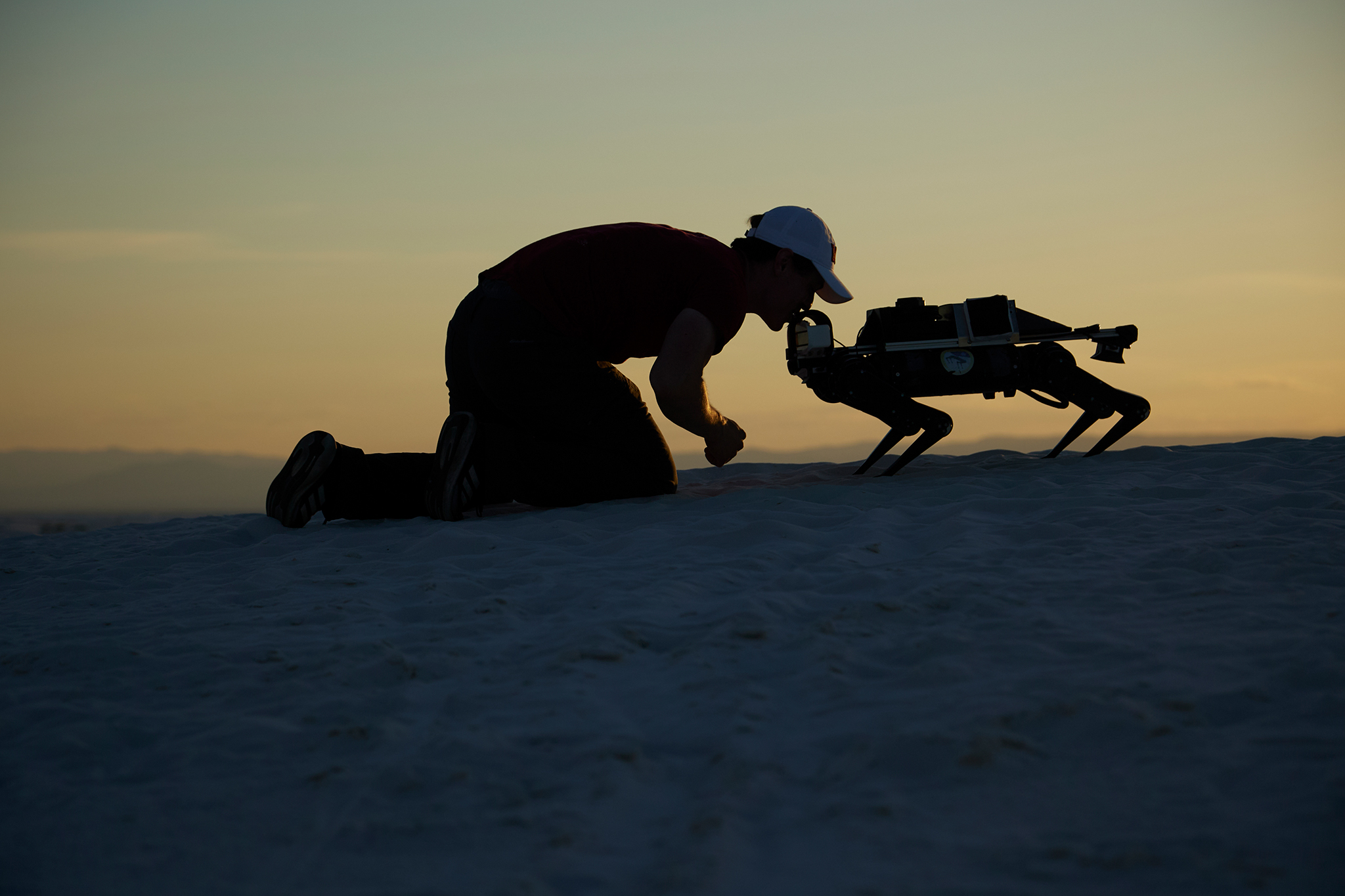 Robot dog trained at White Sands National Park to fetch data on Mars