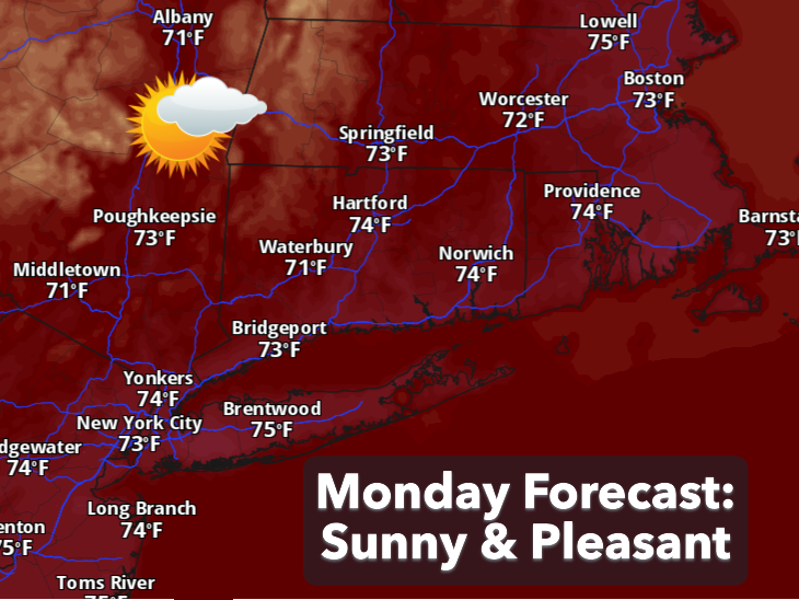 Bright skies and crisp September air in CT this week