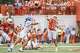 Texas Longhorns quarterback Arch Manning (16) passes down the field during the game against San Jose State at Darrell K Royal–Texas Memorial Stadium in Austin, Saturday, Sept. 6, 2025.