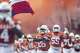 Texas Longhorns linebacker Ty'Anthony Smith (26) cheers as players take the field before the game against San Jose State at Darrell K Royal–Texas Memorial Stadium in Austin, Saturday, Sept. 6, 2025.