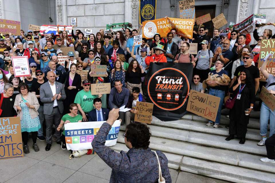 With Bay Area transit funding on life support SF advocates rally