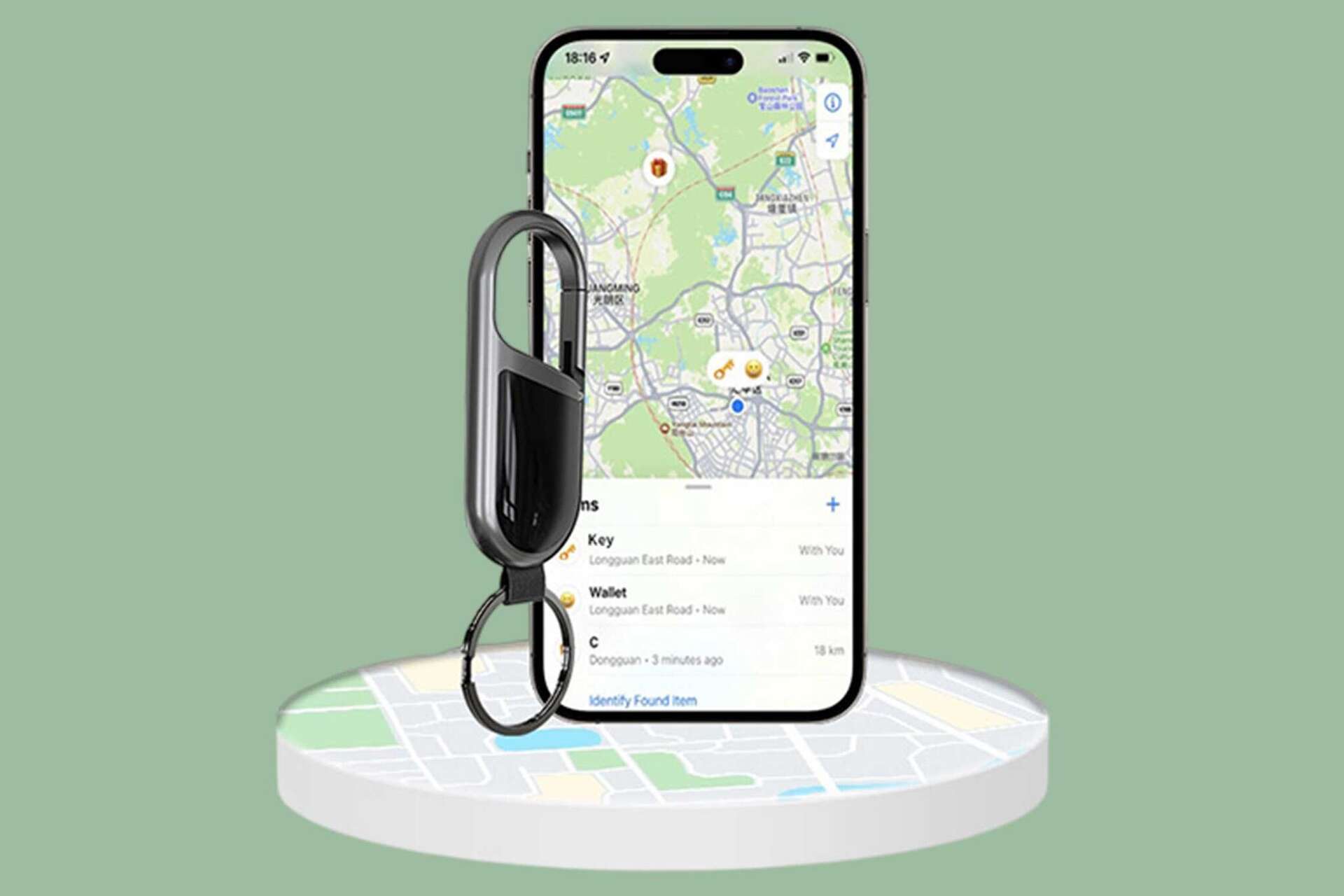 AirTags are fine, but this $18 carabiner tracker does more for less
