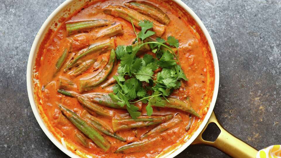 Okra stew from Anita Jaisinghani
