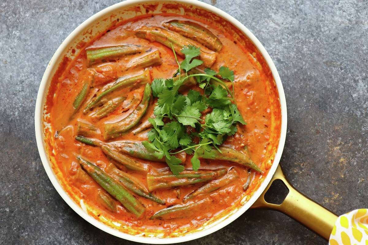 Okra stew from Anita Jaisinghani