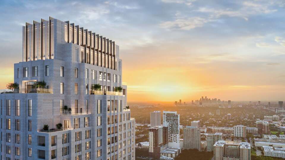 A rendering of the planned Ritz-Carlton Houston project, at 2120 Post Oak in Uptown.