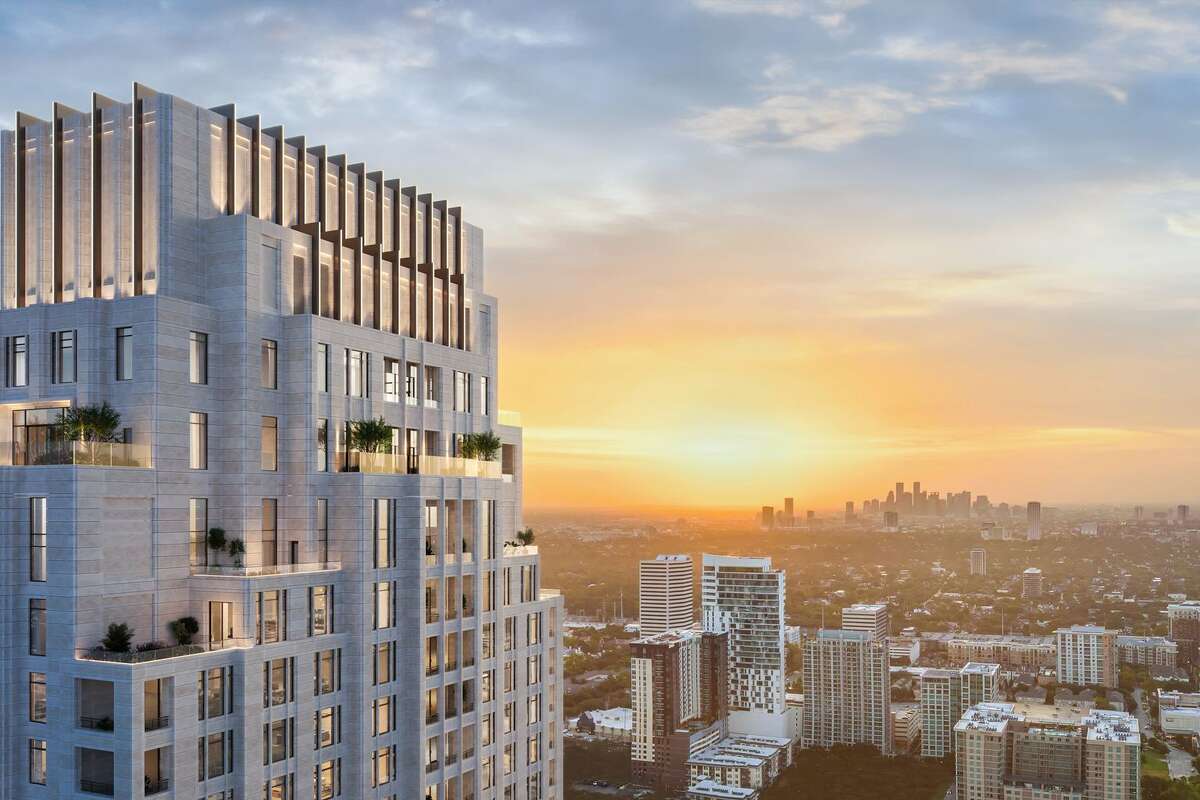 A rendering of the planned Ritz-Carlton Houston project, at 2120 Post Oak in Uptown.