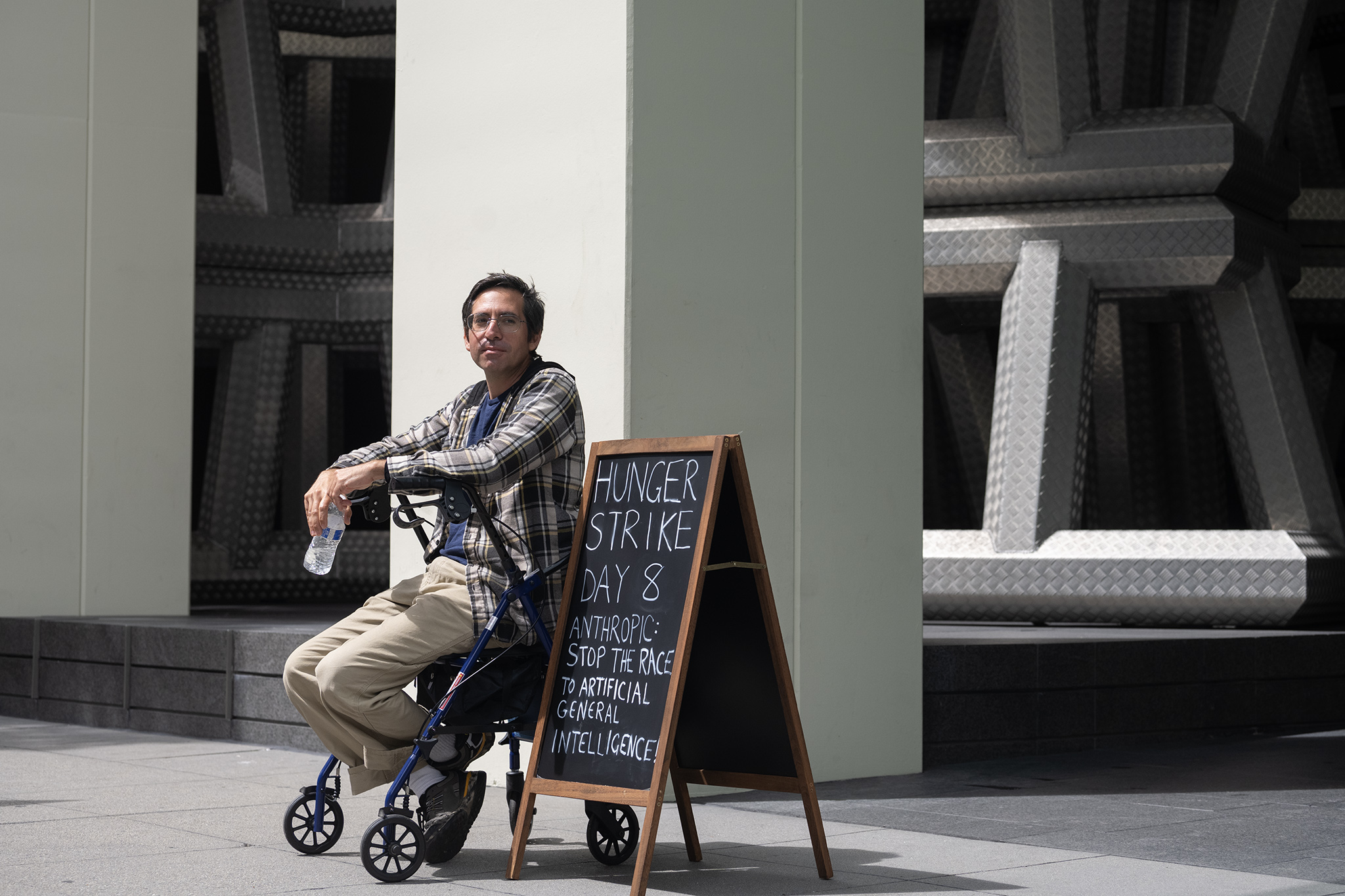 At $183B San Francisco tech company, man's hunger strike enters second week