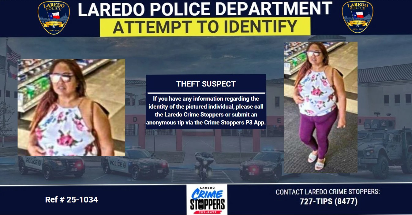Laredo police seek help identifying woman in grocery store theft