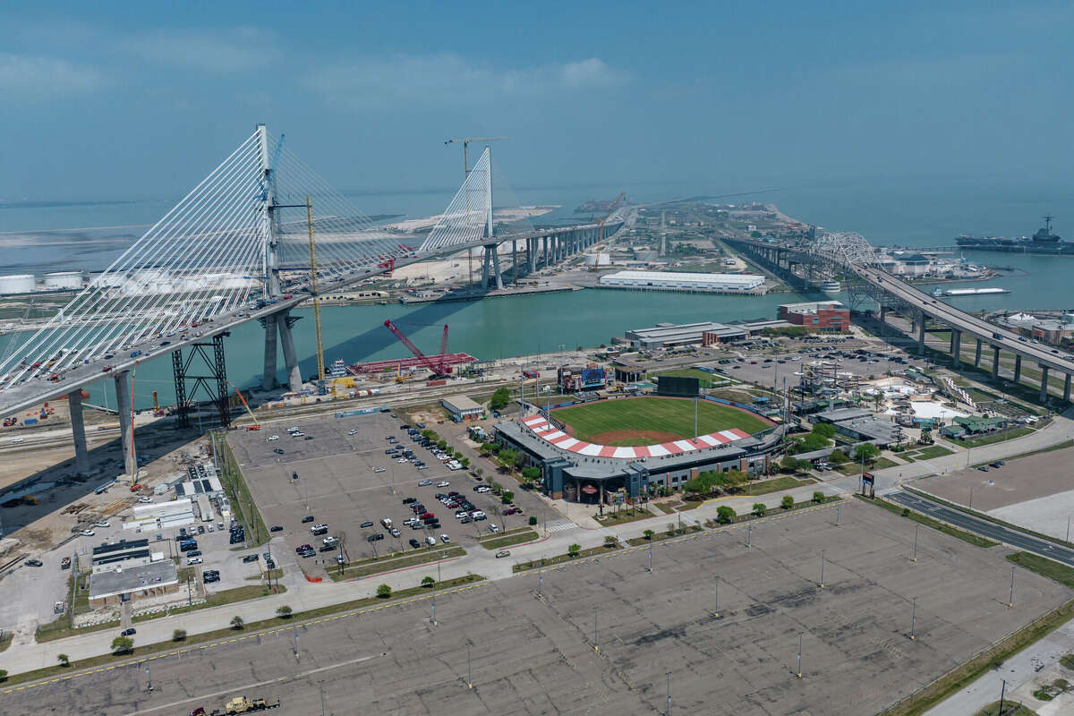 The new Harbor Bridge is open for business. The old bridge is scheduled to be demolished this Fall.