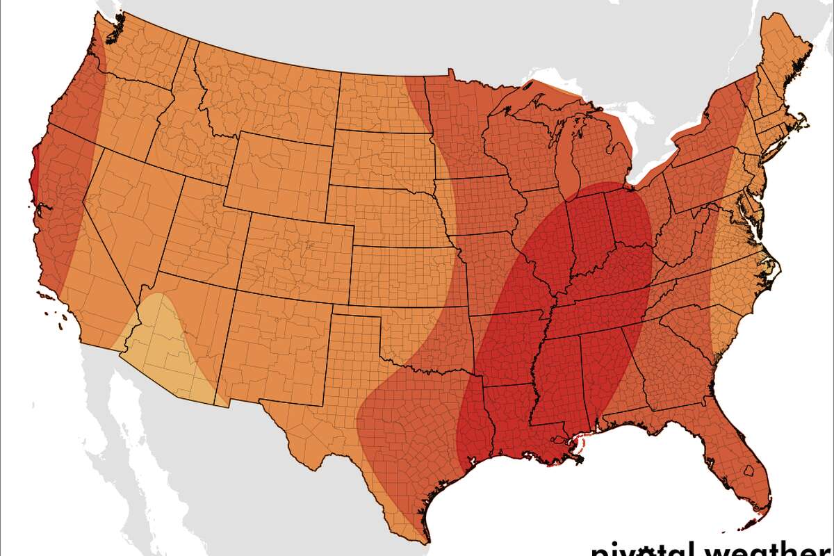 Temperatures through Sept. 24 are likely to remain above normal across much of the U.S., according to the Climate Prediction Center.