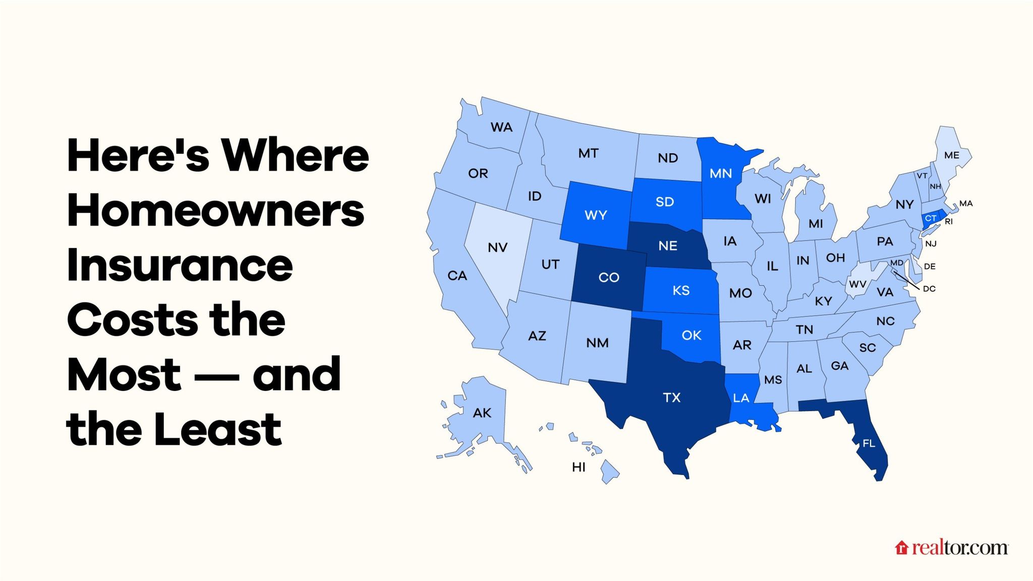Utmost Insurance Here's Where Homeowners Insurance Costs the Most-and the Least