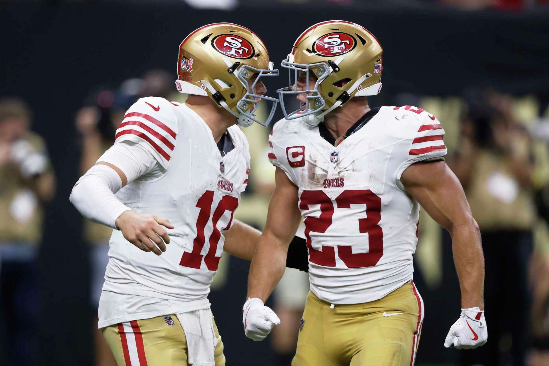 49ers are banged up, green and now 2-0 on road. Crazy to dream bigger?