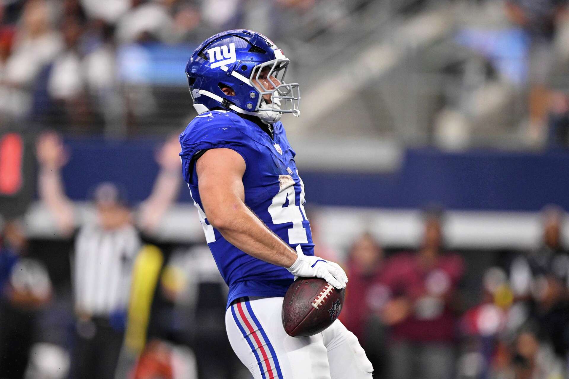 Giants Rookie Cam Skattebo Fined Twice in One Week, Including for Trip in Broncos Game