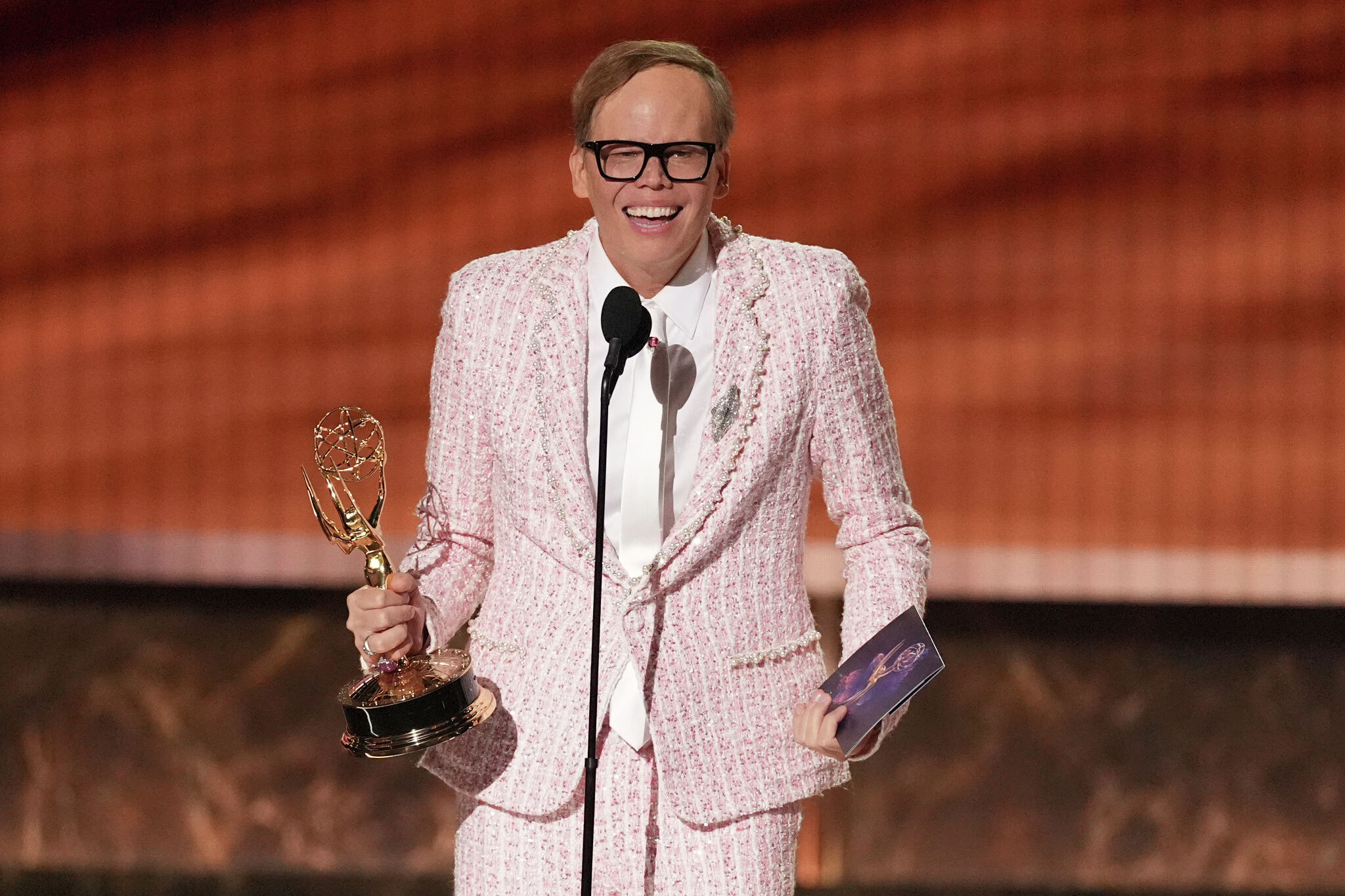 Jeff Hiller wins an Emmy Award for HBO comedy