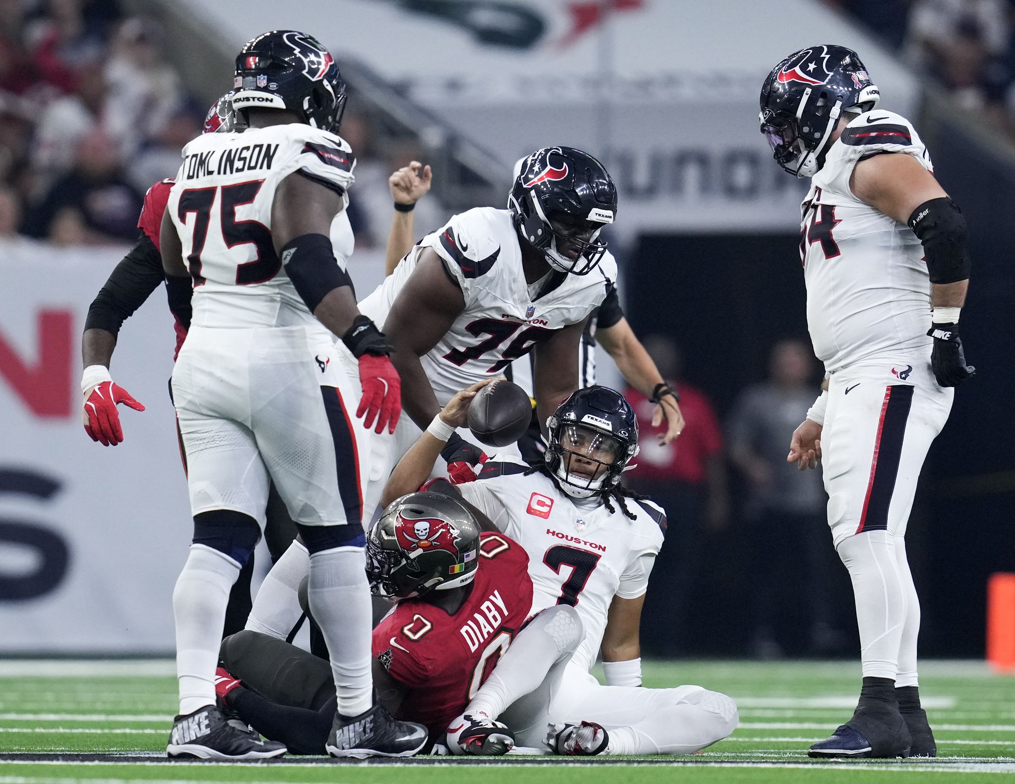 Houston Texans: Was the offensive line improved enough?