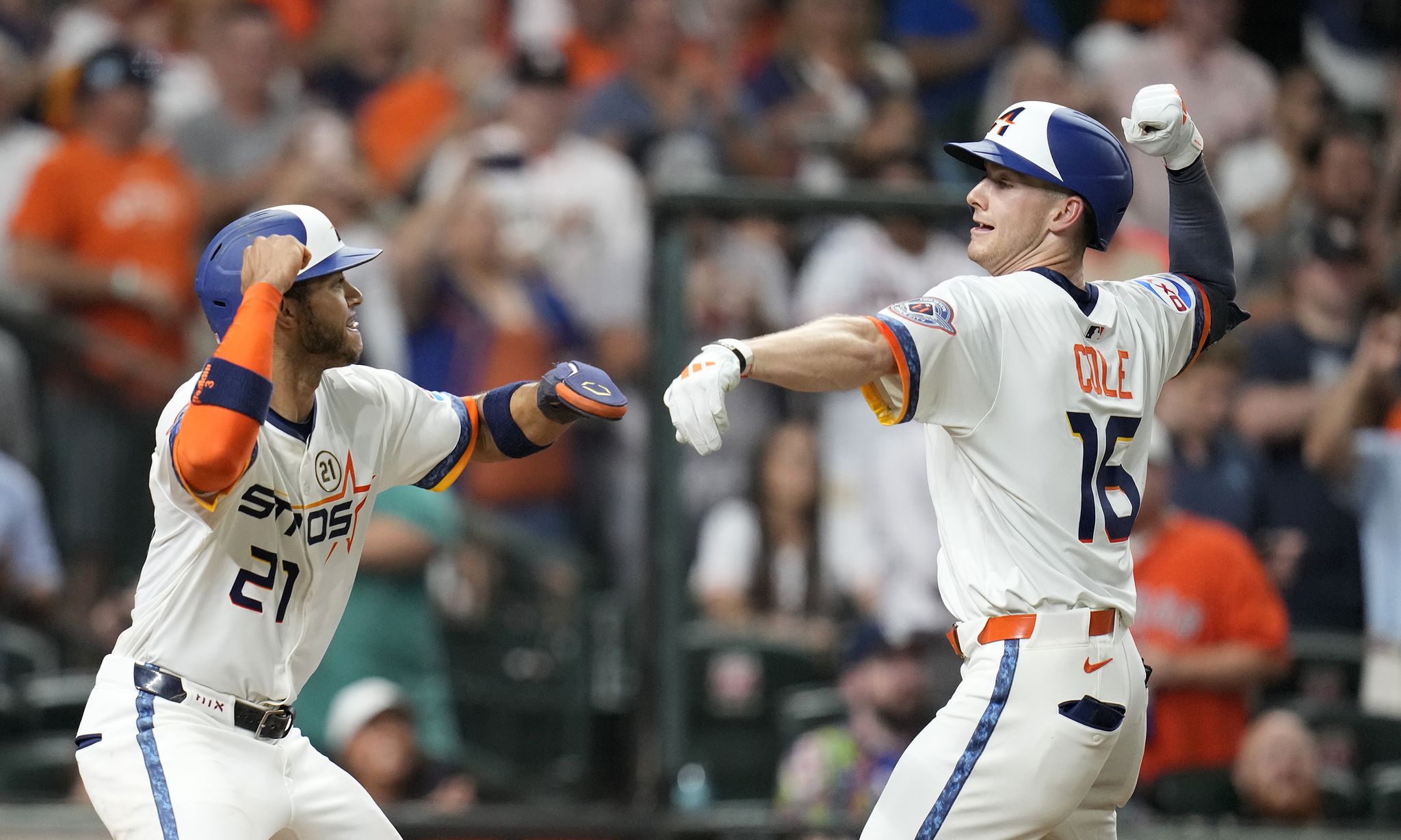 Houston Astros' big win over Texas Rangers comes with big injury loss