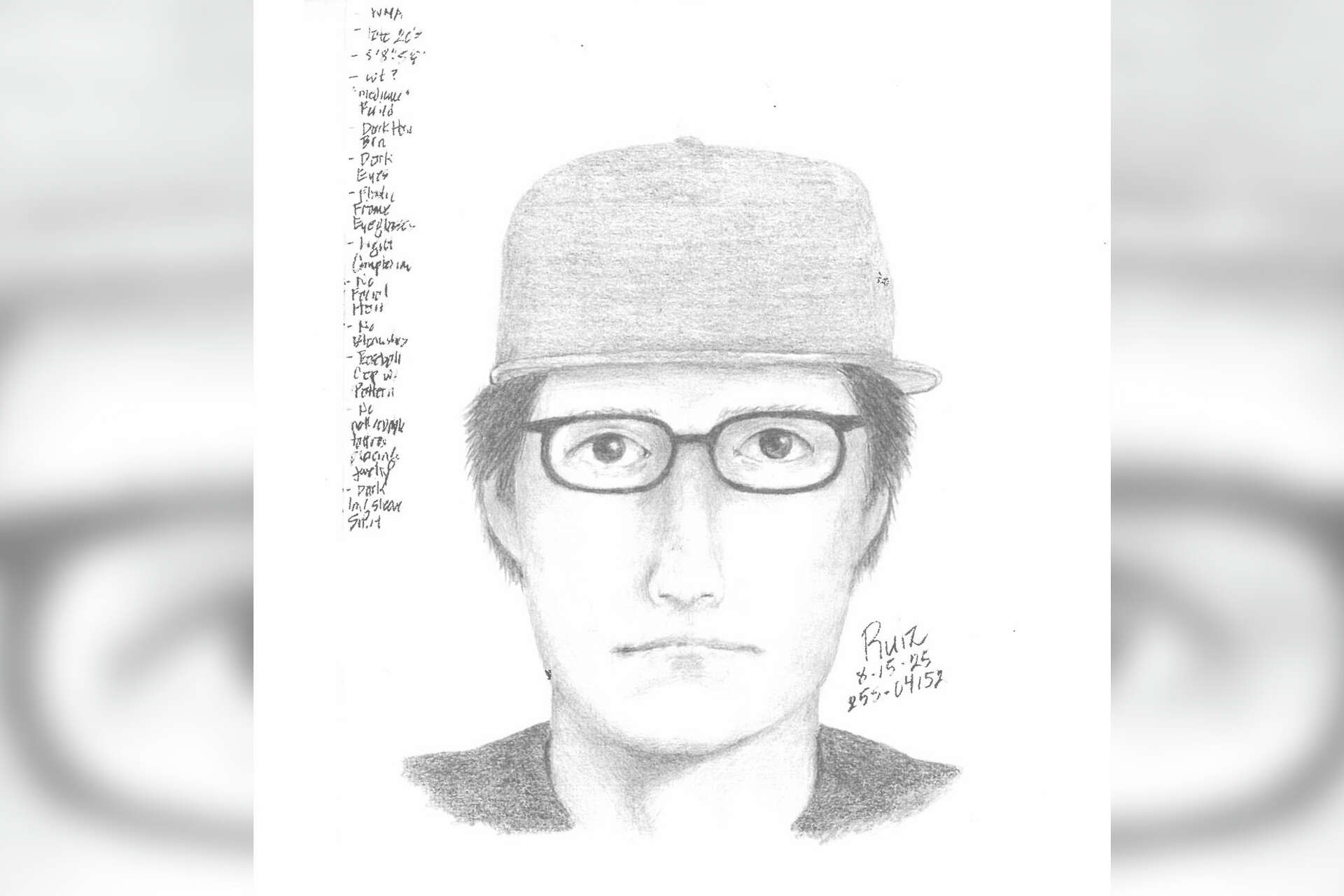 Santa Cruz: Police Release Sketch Of Sexual Assault Suspect That Is ...