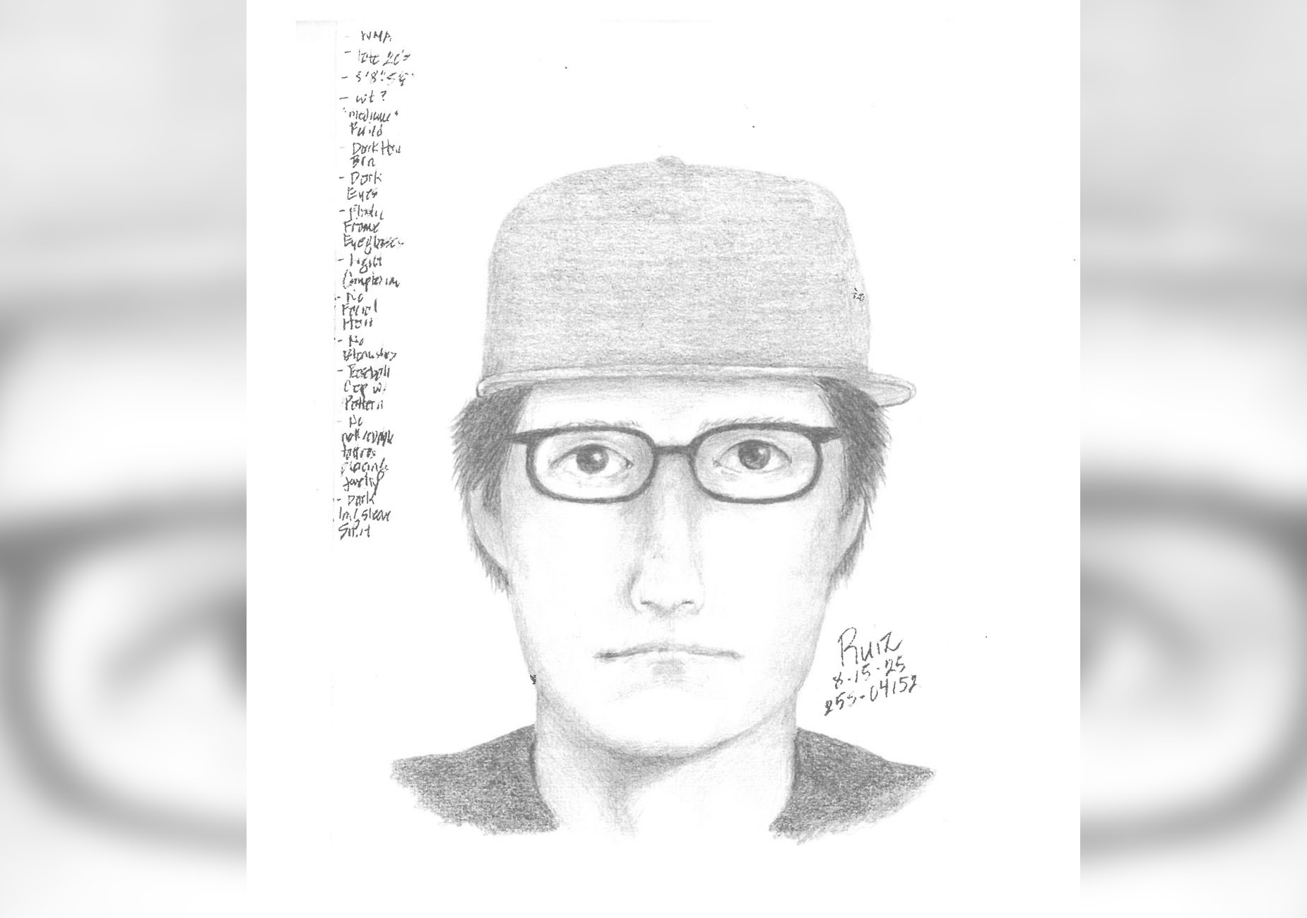 Santa Cruz: Police Release Sketch Of Sexual Assault Suspect That Is ...