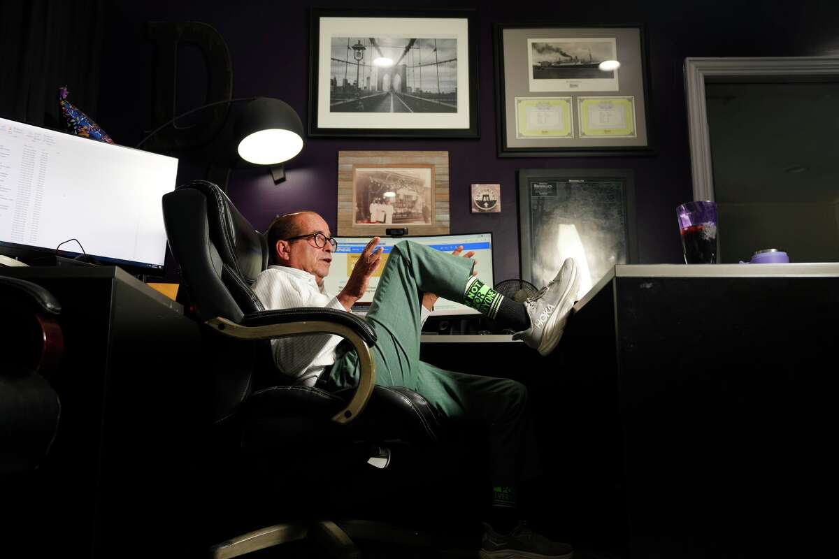 Wayne Dolcefino talks about his start in journalism, getting into investigations and his nearly 30-year career as Chief Investigative Reporter for KTRK TV in Houston, Thursday, Sept. 18, 2025.