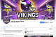 A screenshot of a Minnesota Vikings Facebook fan page.