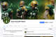 A screenshot of a Green Bay Packers Facebook fan page.