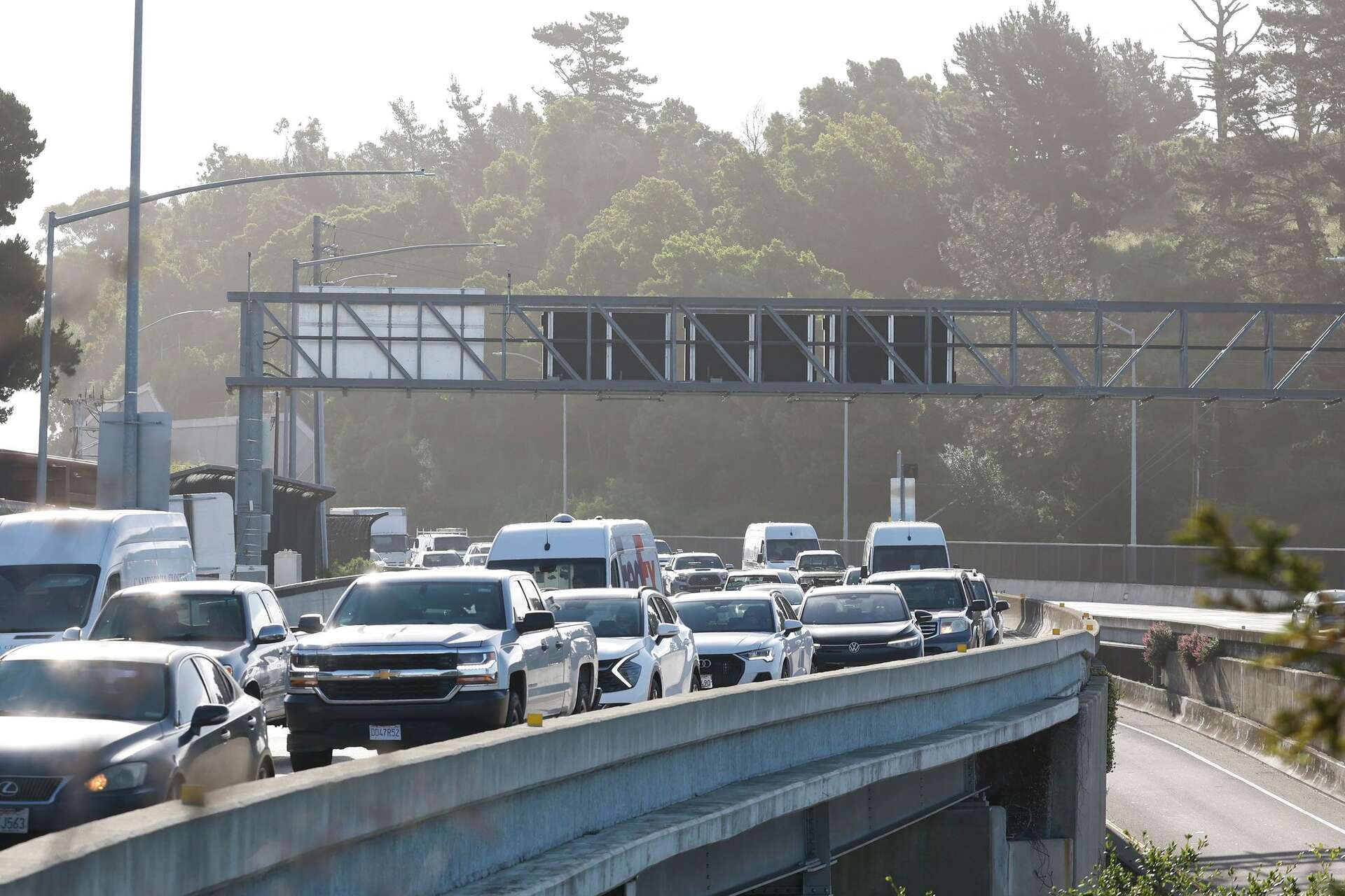 Data shows how Bay Area bridge traffic changed in the remote-work era