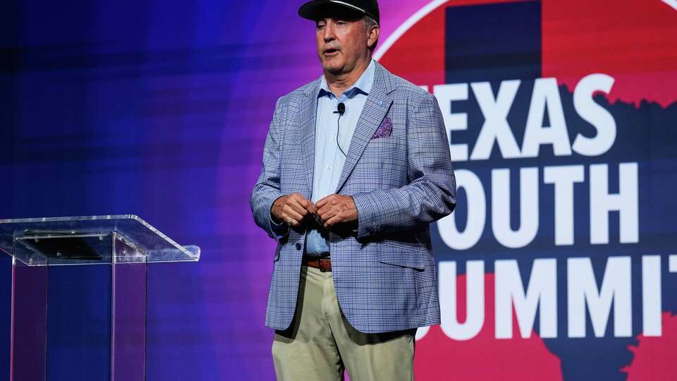Attorney General Ken Paxton speaks at the Texas Youth Summit on Saturday, Sept. 20, 2025 in The Woodlands.