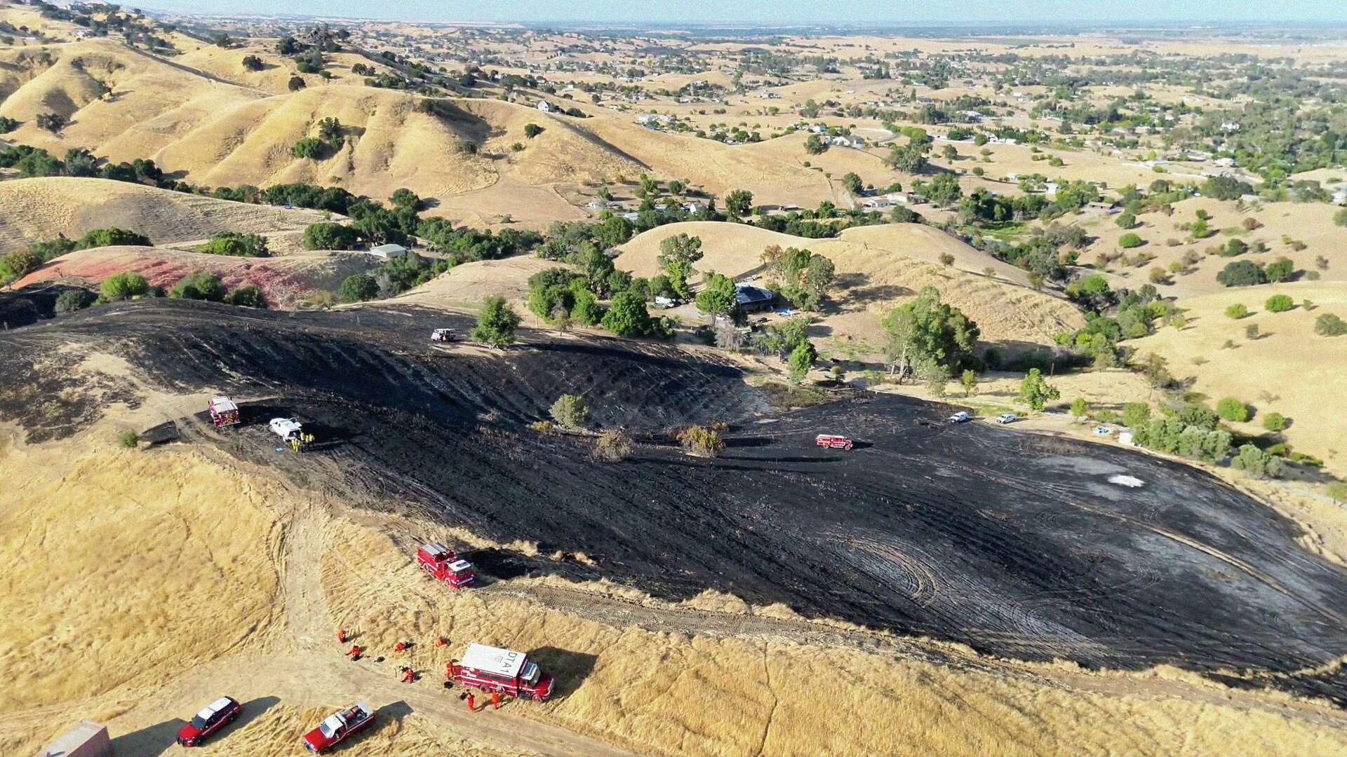 Solano Co.: Update: Wildfire North Of Vacaville Burns 12 Acres, Cal Fire  Says