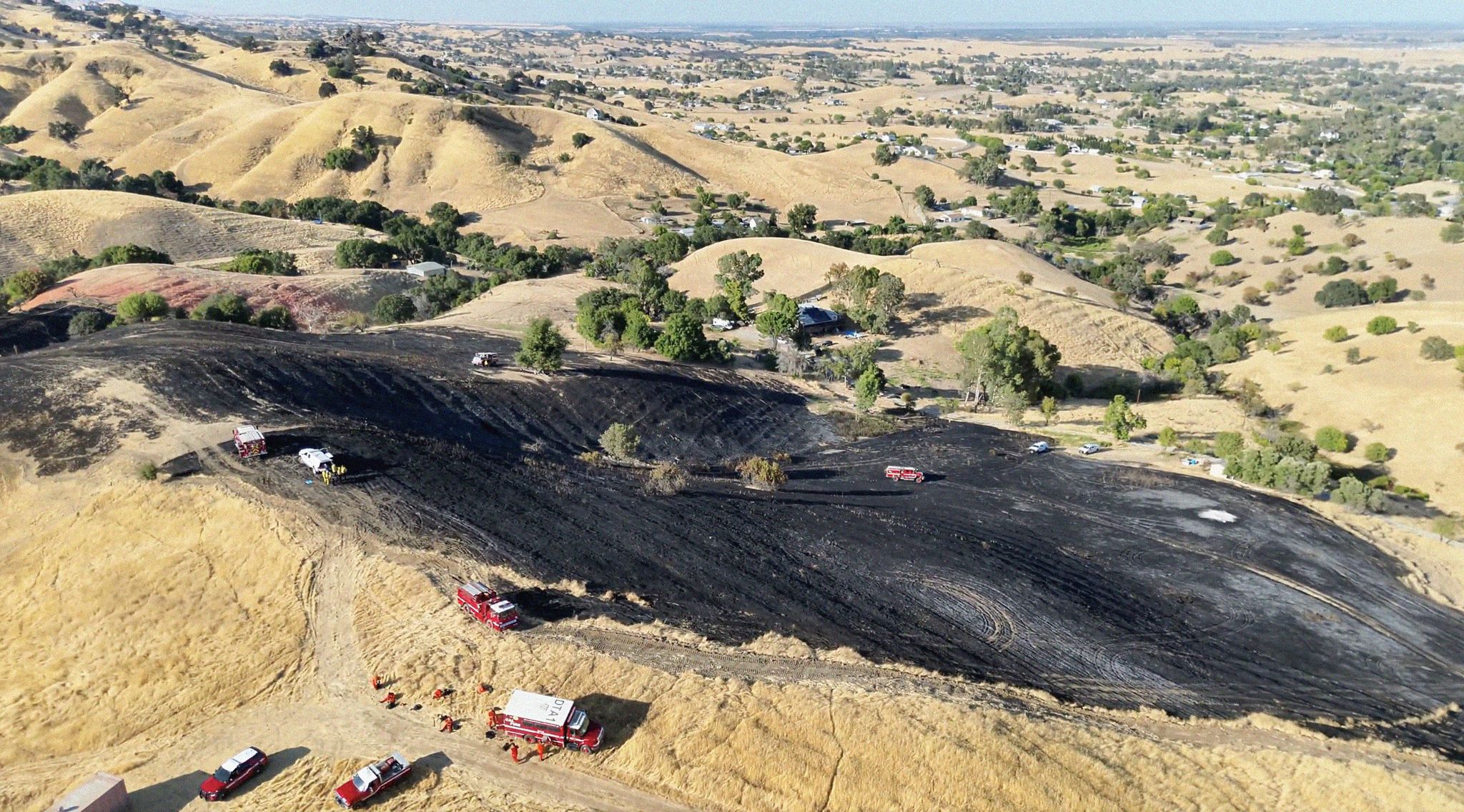 Solano Co.: Update: Wildfire North Of Vacaville Burns 12 Acres, Cal Fire  Says