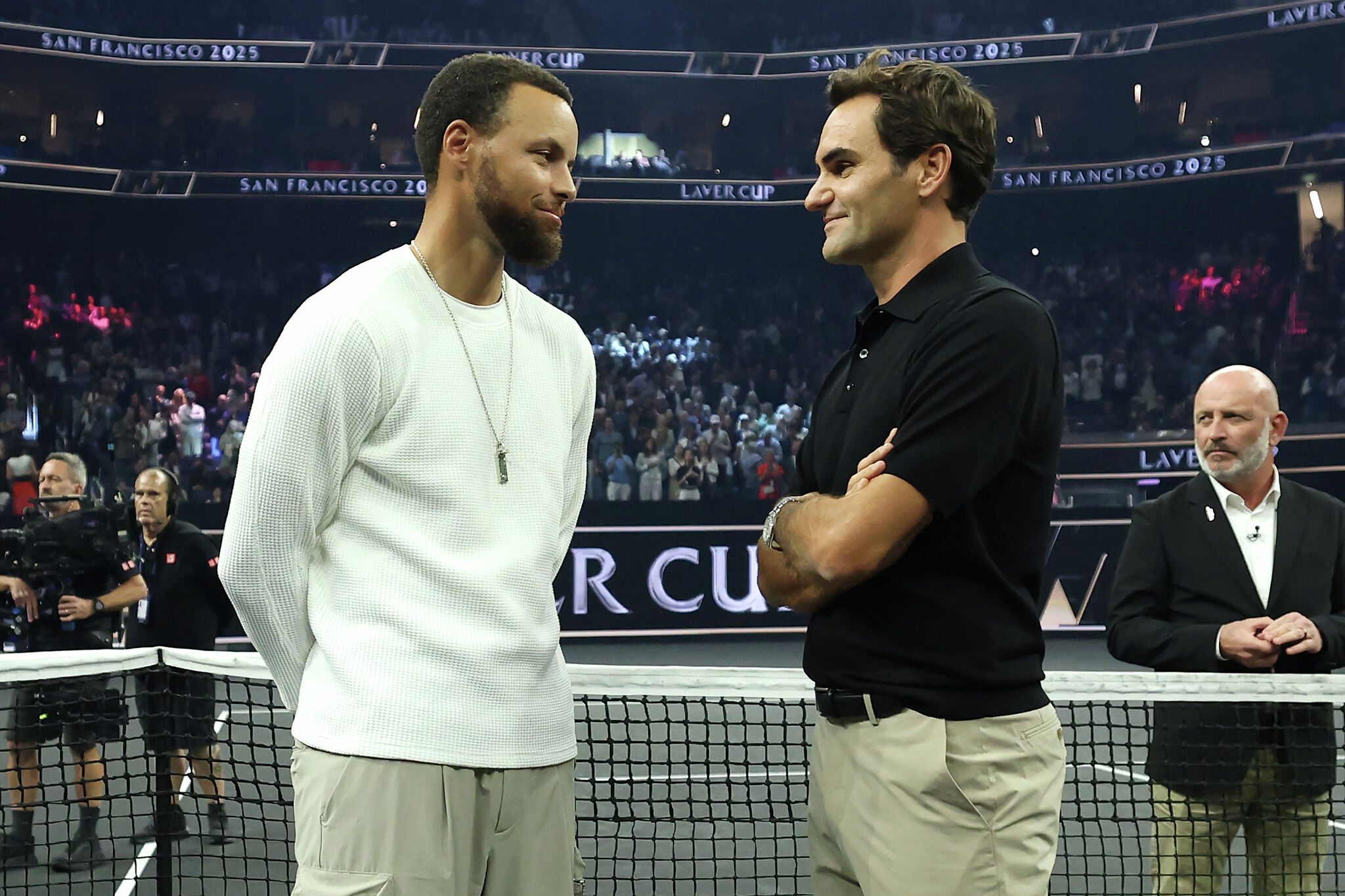 Tech titans and sports legends come out to San Francisco for Laver Cup