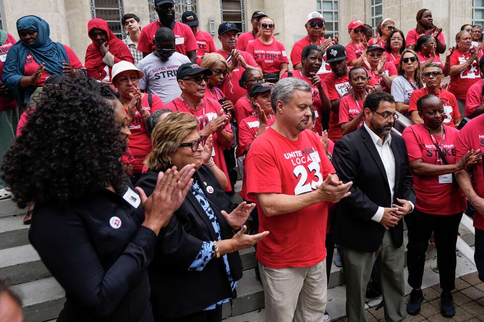 Houston George R. Brown Convention Center workers authorize strike