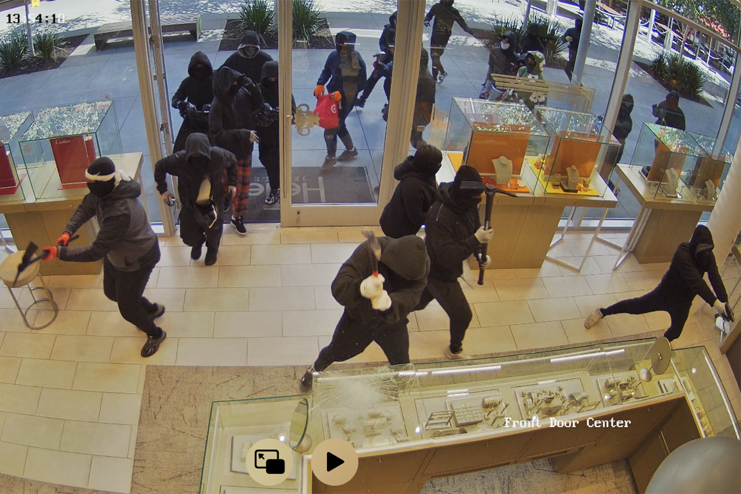Pick axe and tire iron used in wild $1 million Bay Area robbery